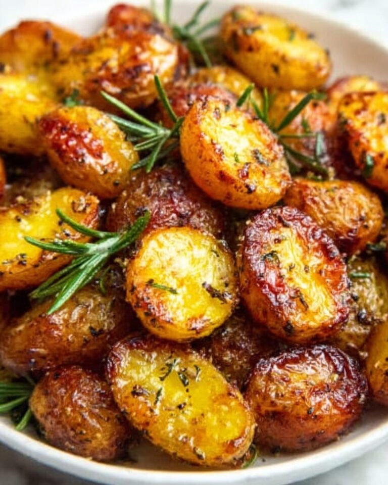 Crispy Roast Potatoes with Rosemary and Garlic Recipe