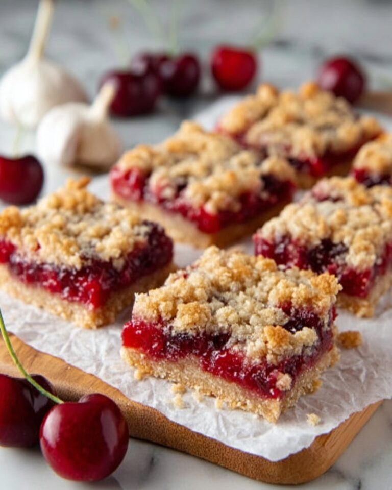 Cherry Crumble Bars Recipe