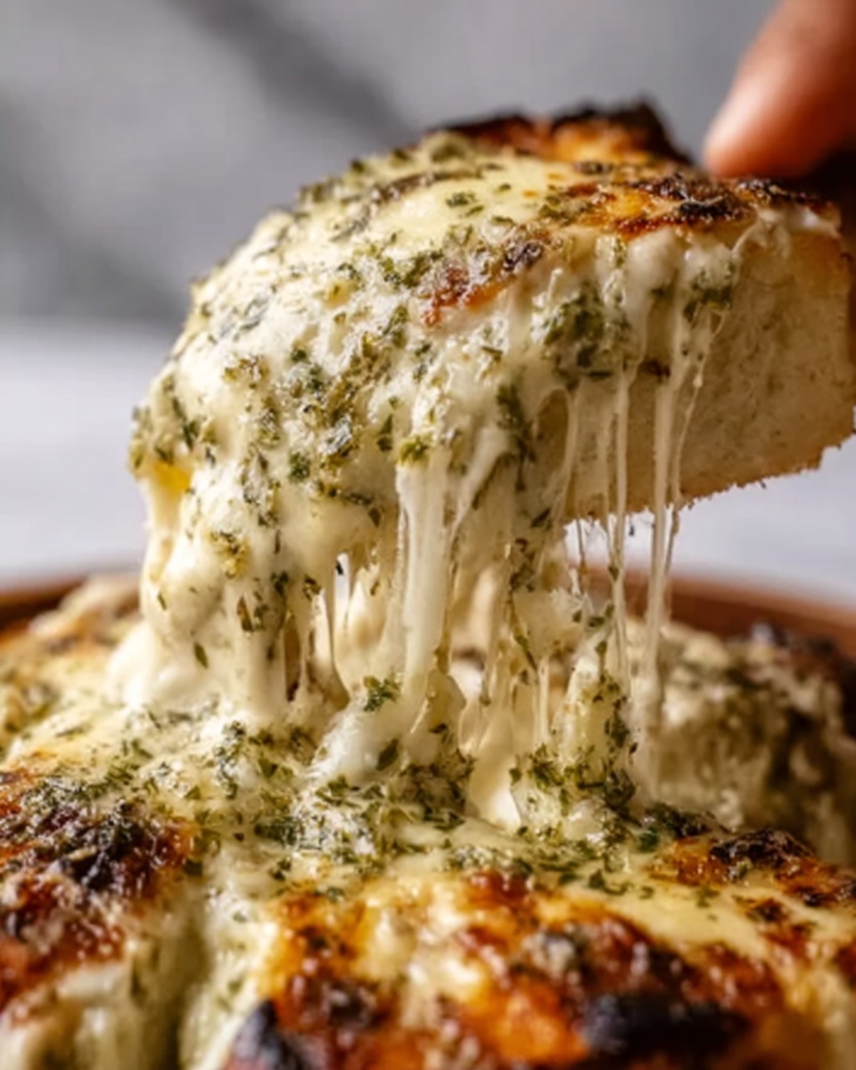 Lemon-Herb Chicken Alfredo with Spicy Feta and Crispy Brussels-Parmesan Wedges Recipe - Recipe Image