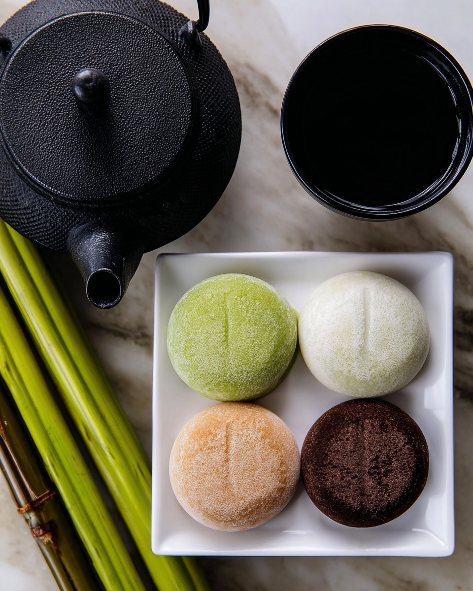 Microwave Mochi: Quick and Easy Japanese Sweet Rice Cake Recipe - Recipe Image