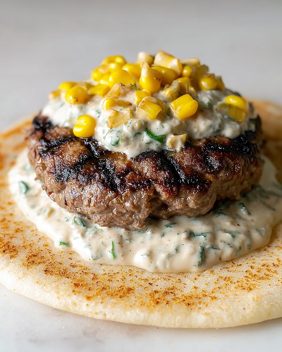 Street Corn Smash Burger Tacos Recipe - Recipe Image
