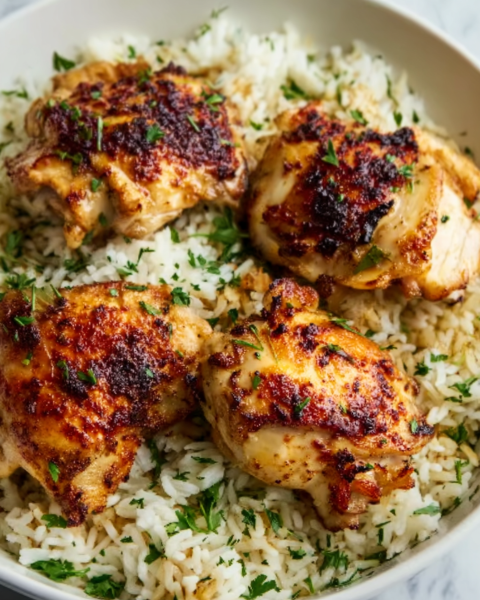 Herbed Vegan Chicken and Rice Bake Recipe - Recipe Image
