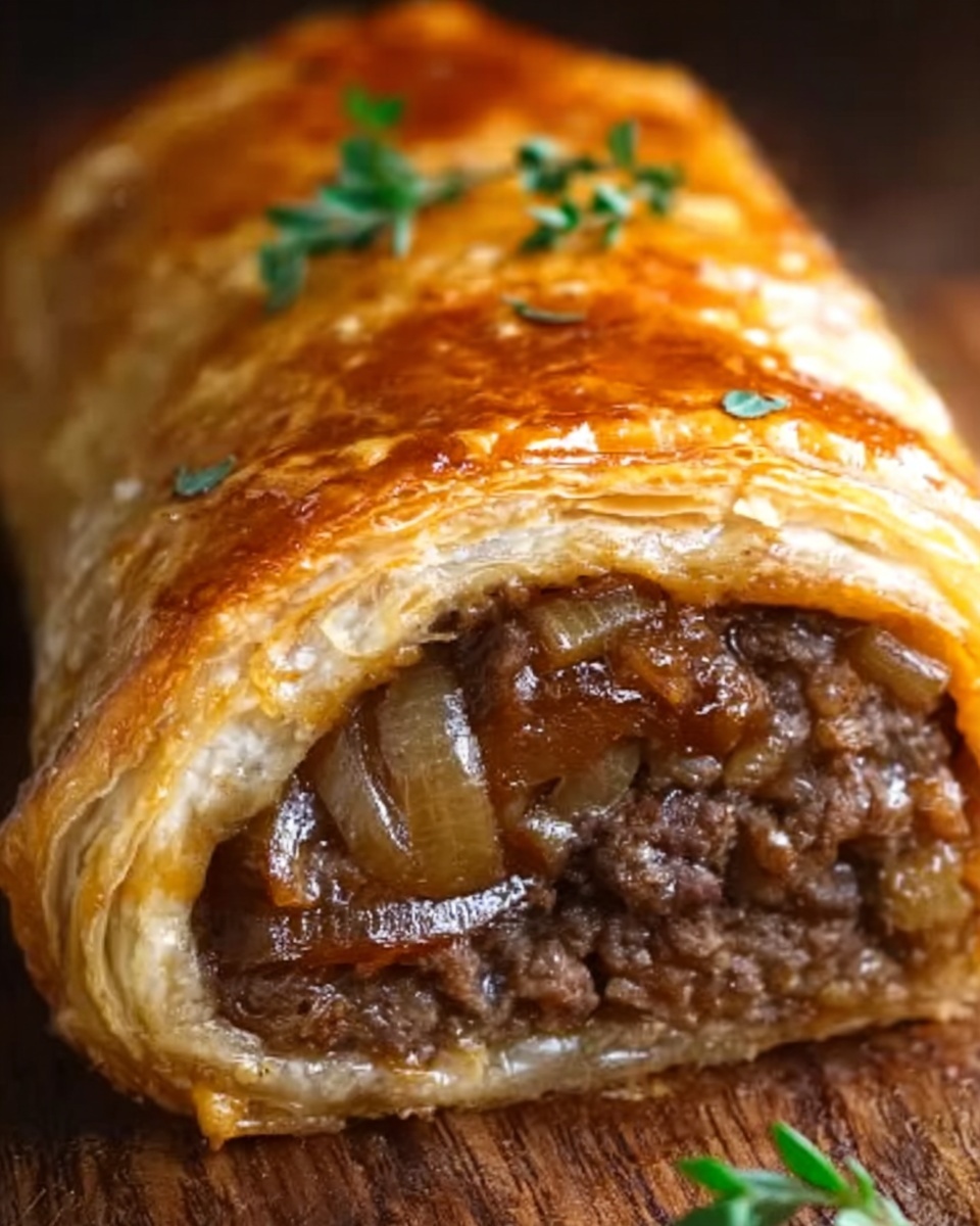 French Onion Beef Roll-Ups Recipe - Recipe Image