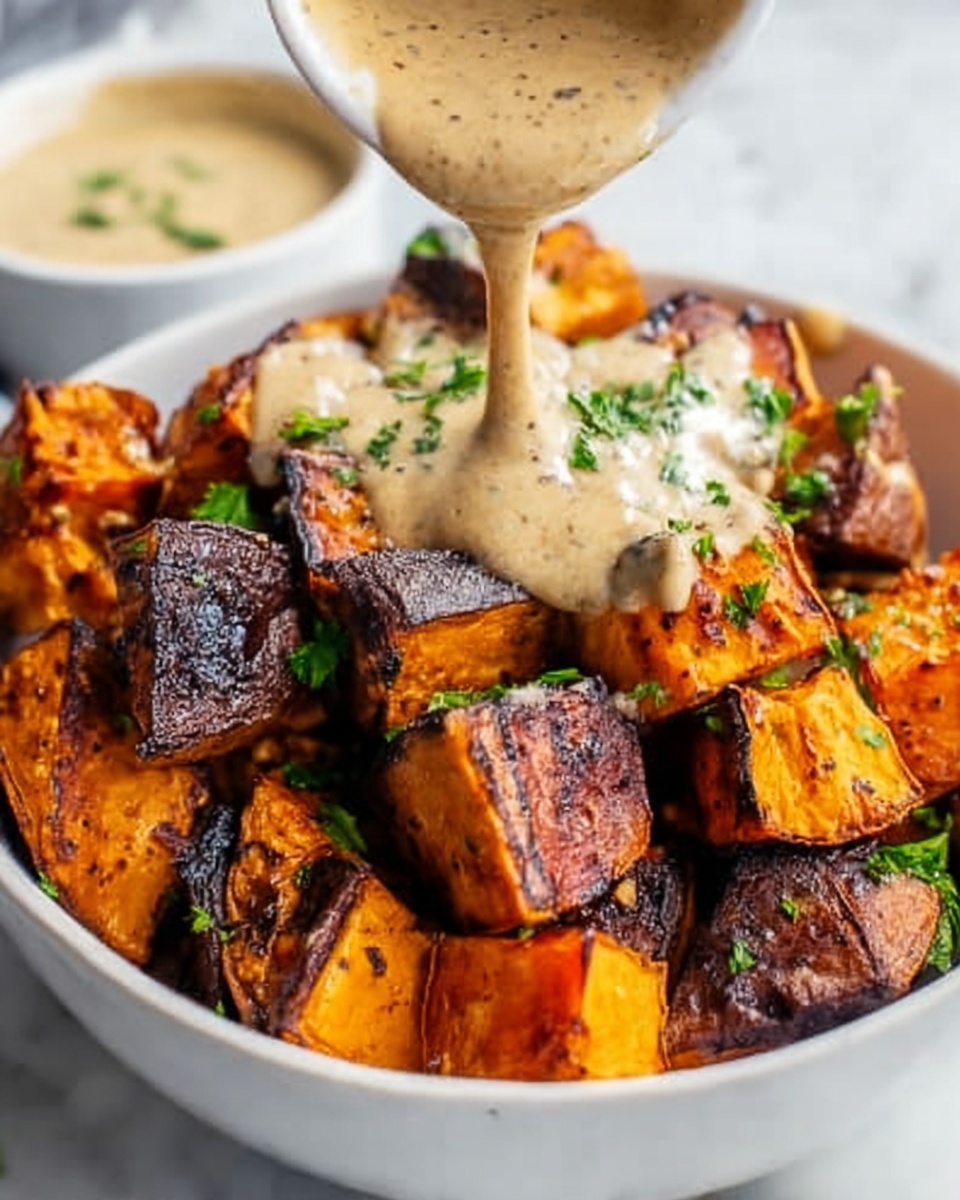 Smoky Roasted Sweet Potatoes with Chipotle Mayo Recipe - Recipe Image