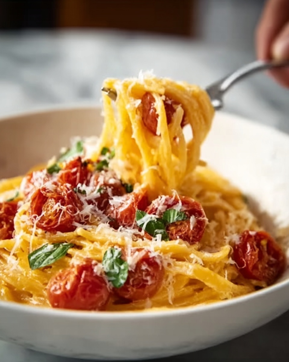 Roasted Tomato and Garlic Ricotta Pasta Recipe - Recipe Image