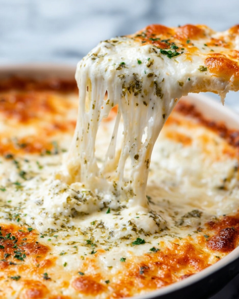 Creamy Chicken Alfredo Dip Recipe - Recipe Image