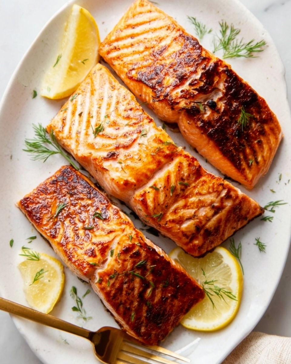 Baked Cajun Salmon with Parmesan Risotto Recipe - Recipe Image