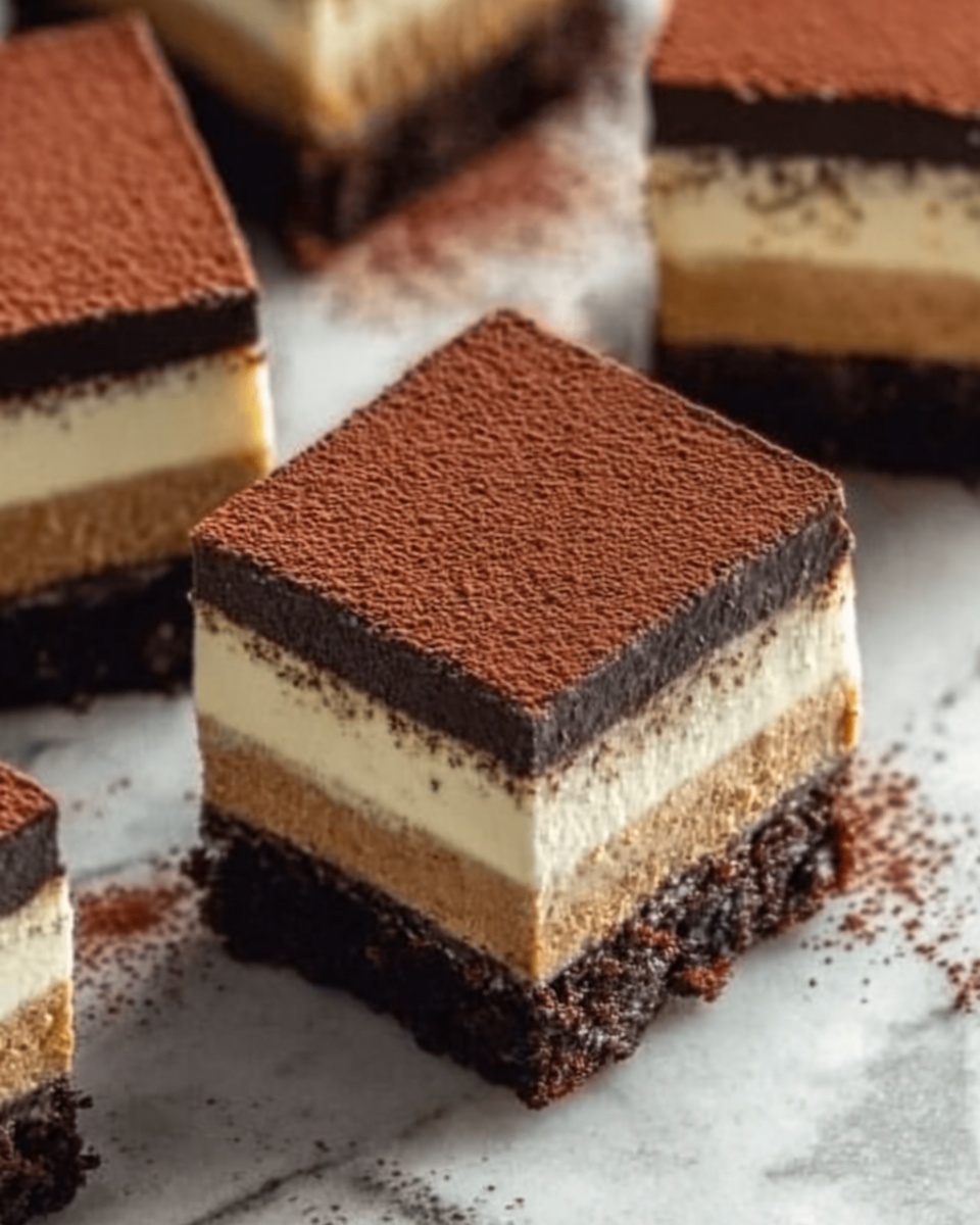 Tiramisu Brownies Recipe - Recipe Image