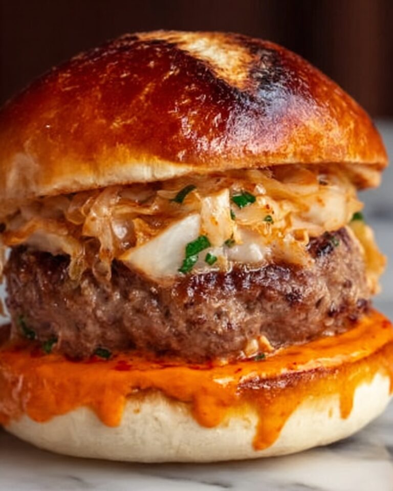 Bulgogi Kimchi Burger Recipe