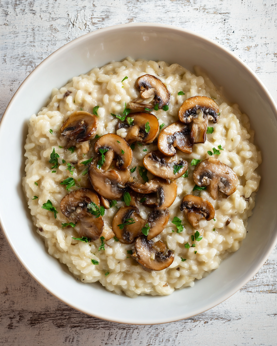 The Best Mushroom Risotto Recipe - Recipe Image