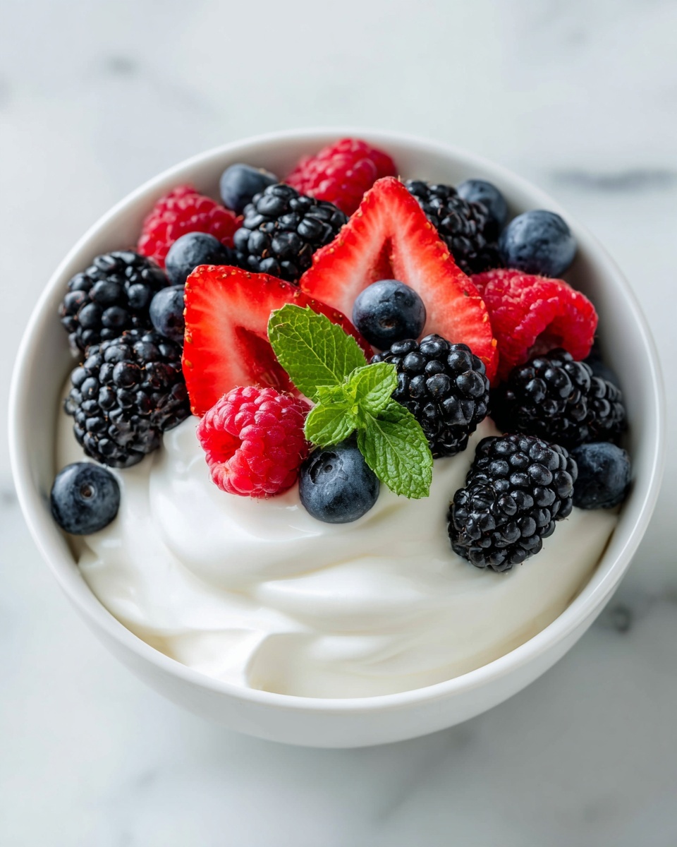 Summer Berry Salad with Feta and Lemon Poppy Seed Dressing Recipe - Recipe Image