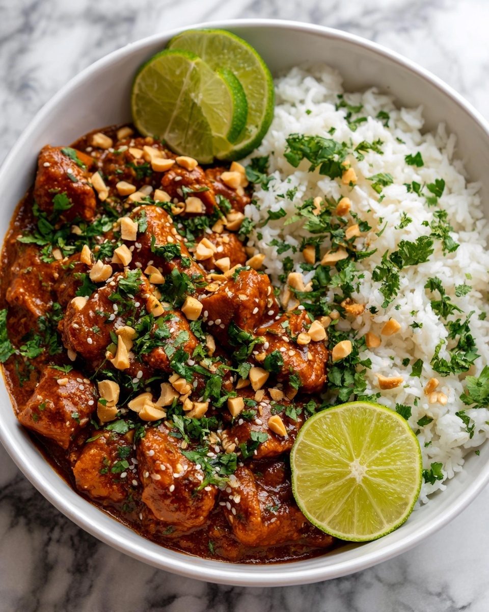 Thai Peanut Chicken Recipe - Recipe Image