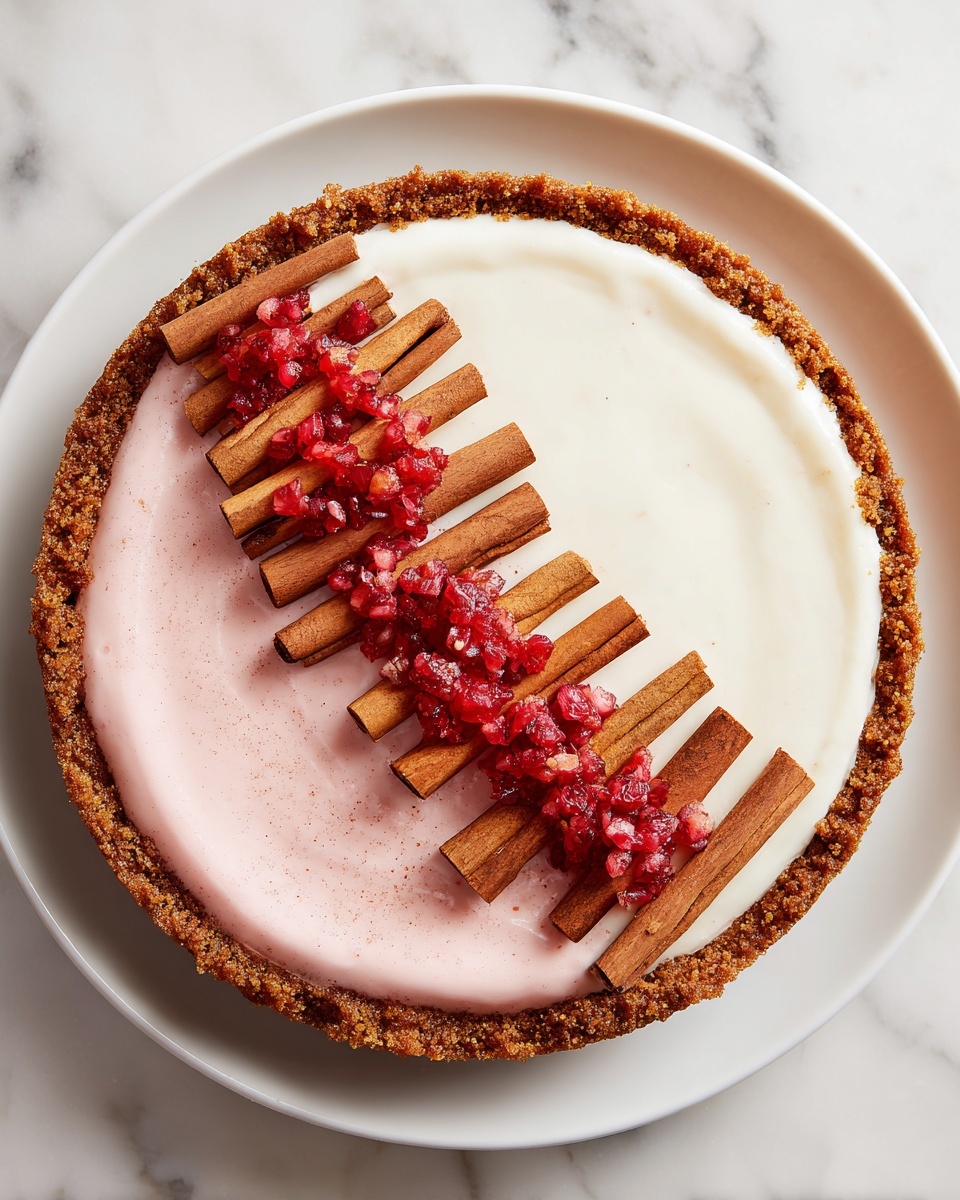 Strawberry Crunch Churro Cheesecake Recipe - Recipe Image