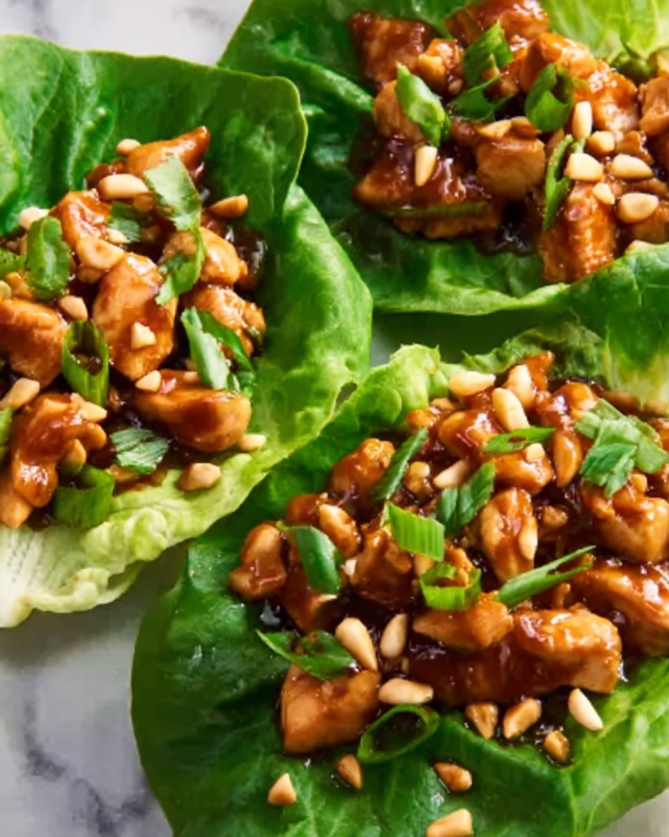 Flavorful Teriyaki Chicken Lettuce Wraps – Light, Easy & Delicious! Recipe - Recipe Image