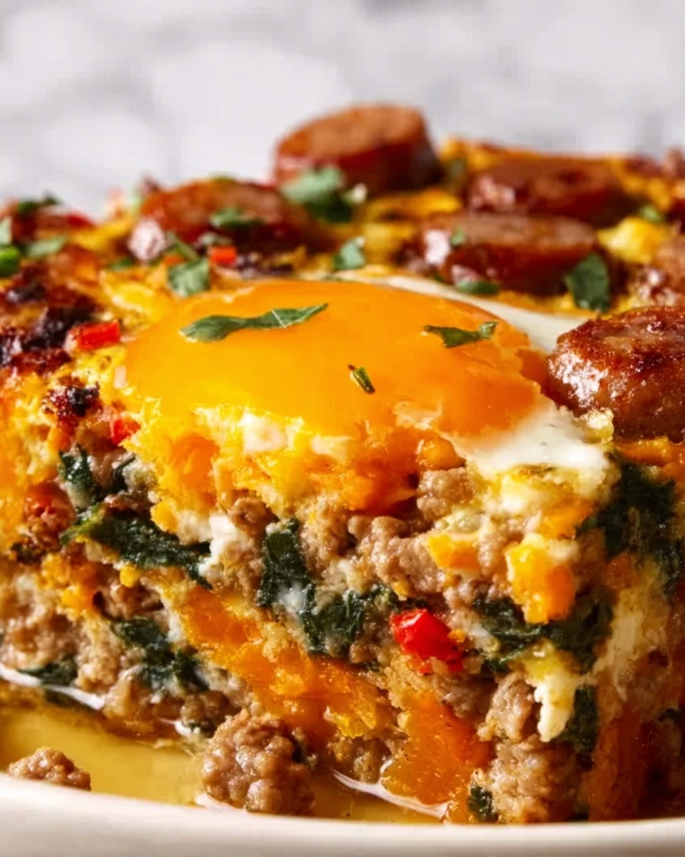 Sweet Potato Hashbrown Breakfast Casserole Recipe - Recipe Image