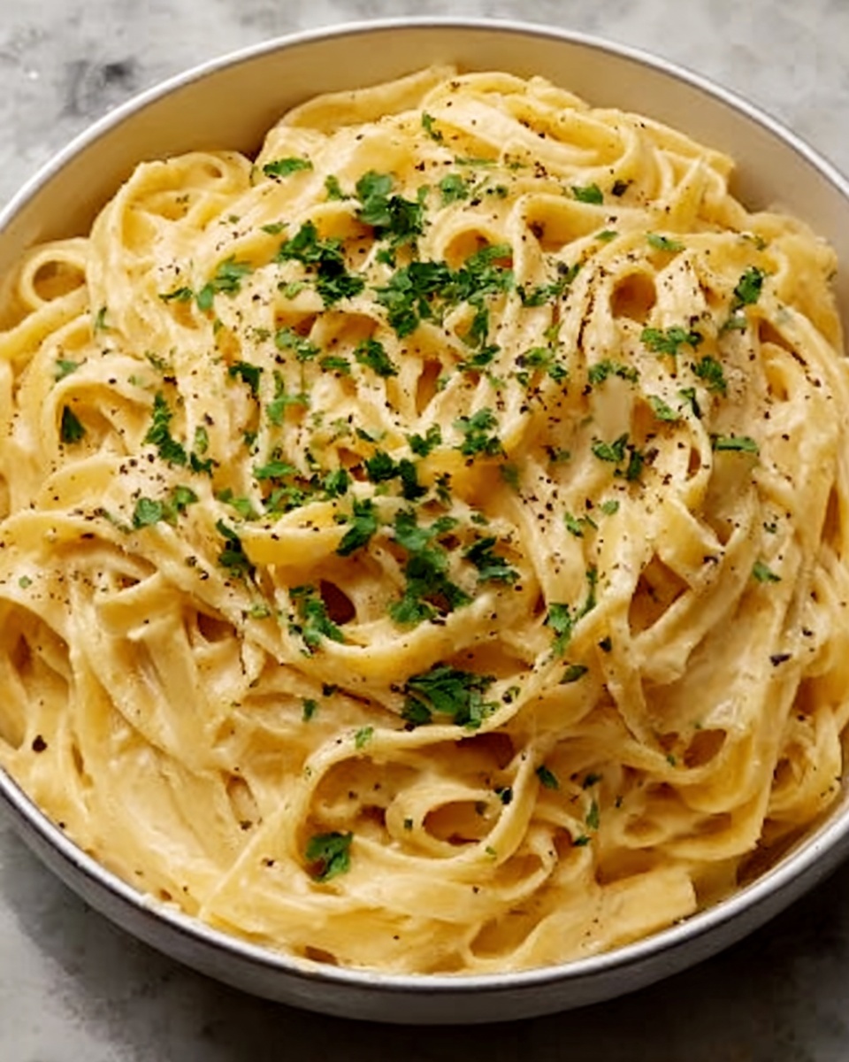 Creamy Garlic Parmesan Spaghetti Recipe - Recipe Image