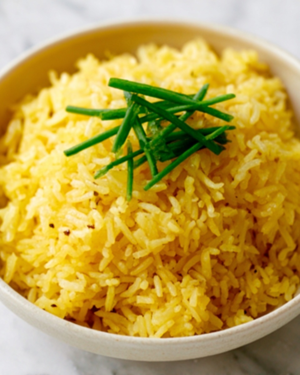 Creamy Turmeric Coconut Rice Recipe - Recipe Image
