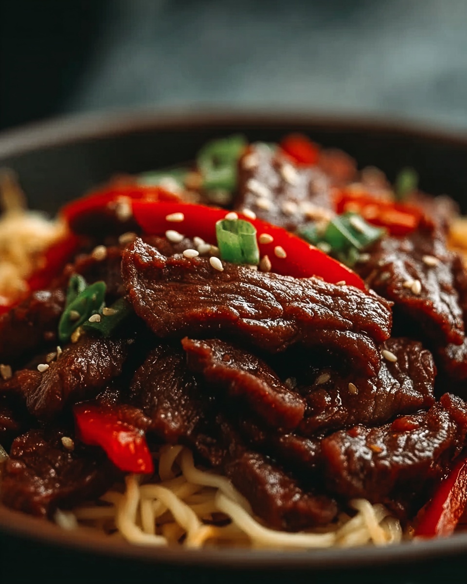 Sticky Rainbow Beef Recipe - Recipe Image