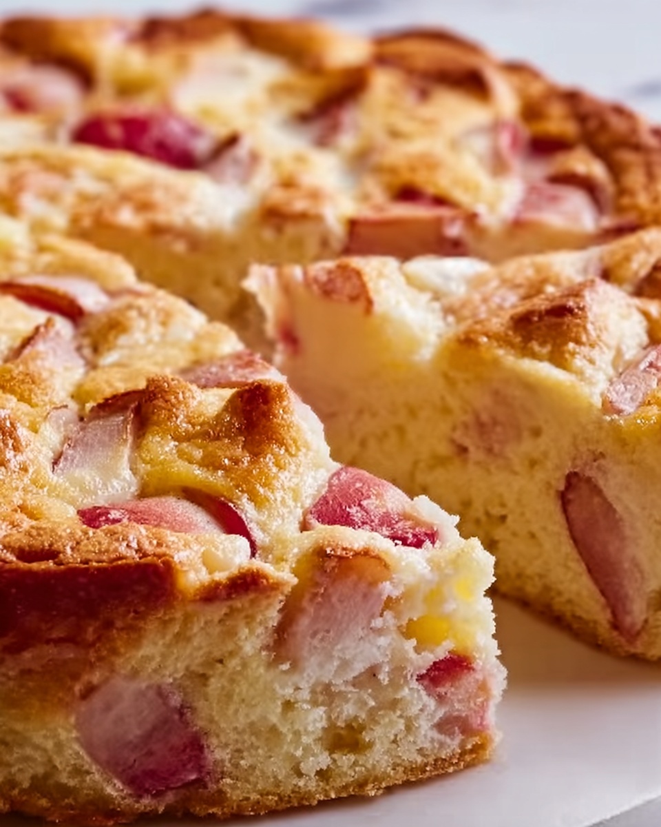 Norwegian Rhubarb Cake Recipe - Recipe Image