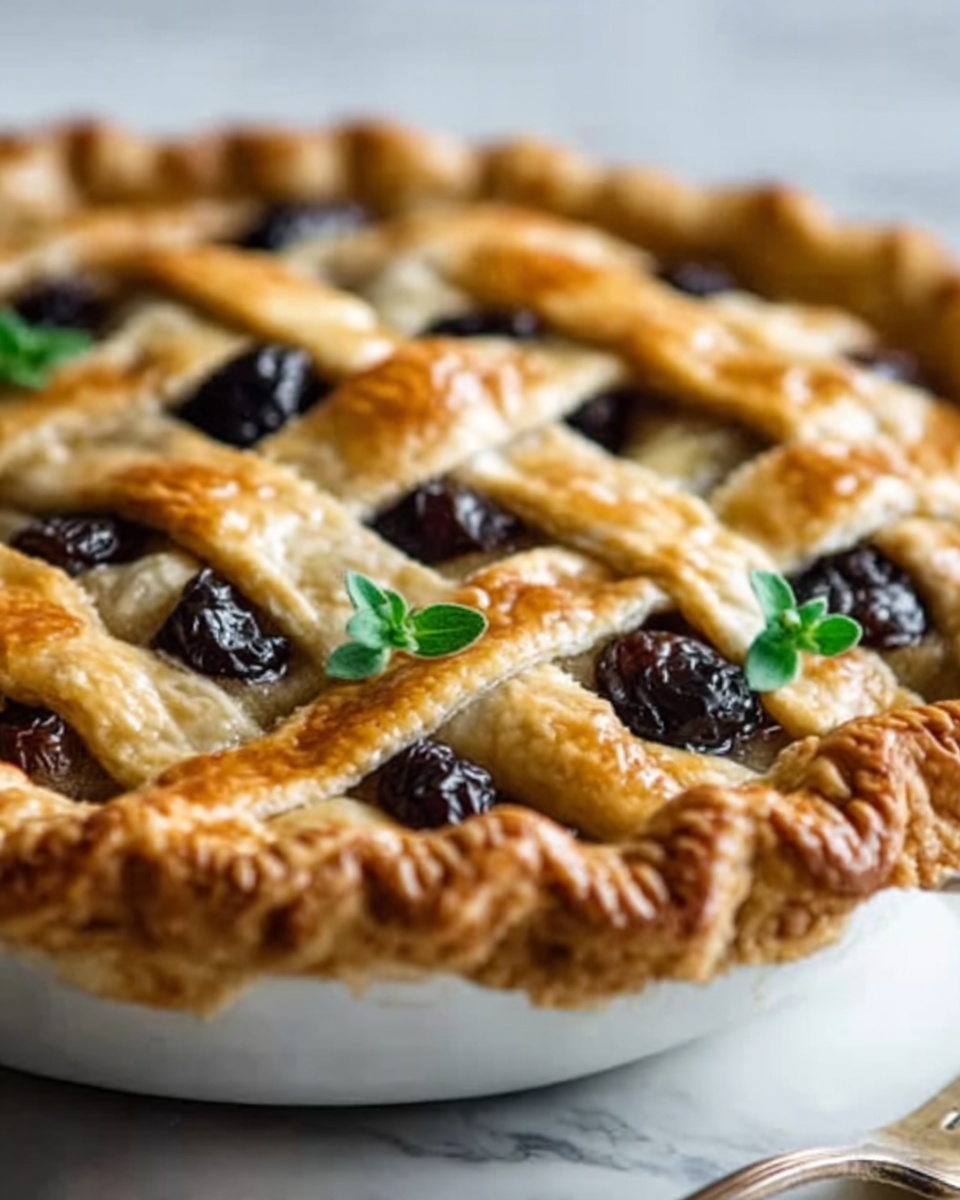 Old-Fashioned Raisin Pie Recipe - Recipe Image