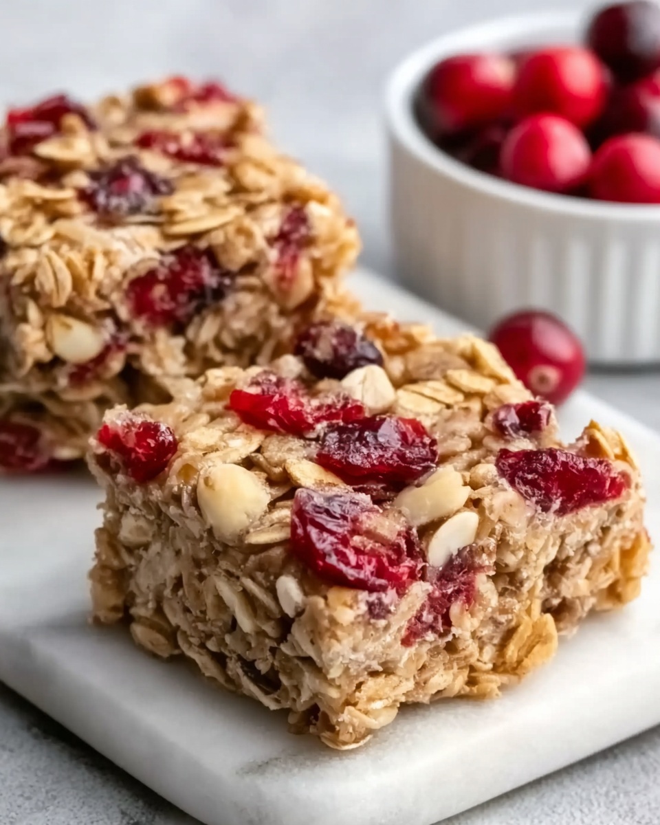 Apple Cranberry Baked Oatmeal Recipe - Recipe Image