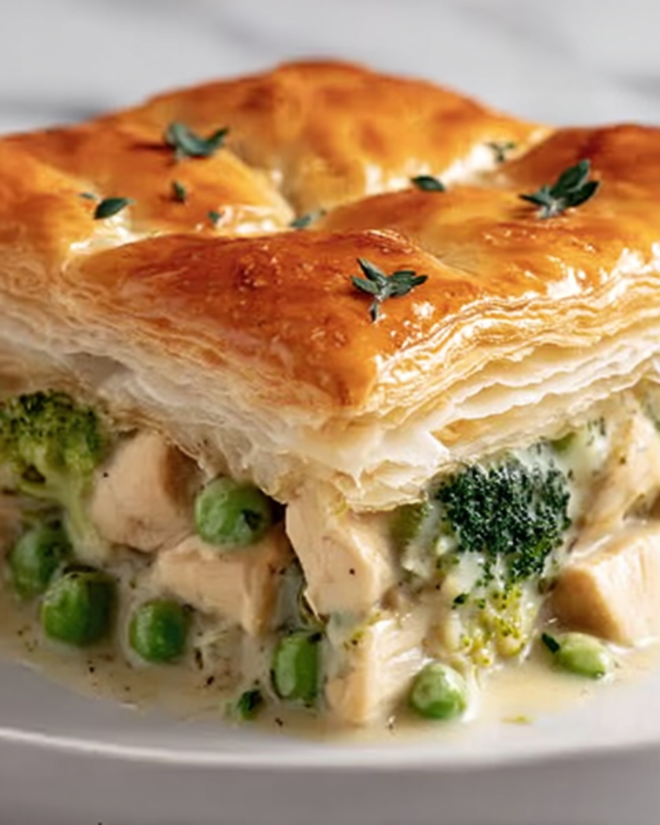 Chicken & Broccoli Pot Pie Recipe - Recipe Image