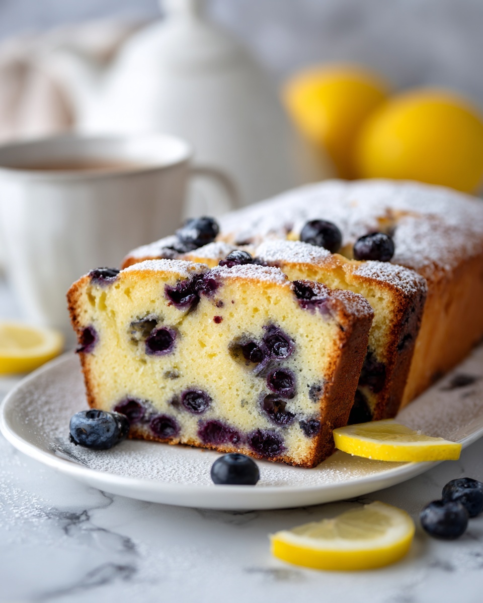 Lemon Blueberry Bread Recipe - Recipe Image