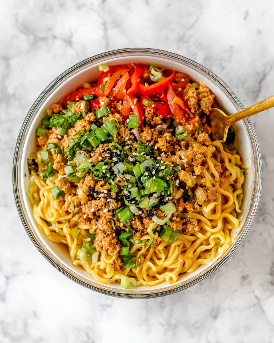 One-Pot Beef Ramen Noodles Recipe - Recipe Image