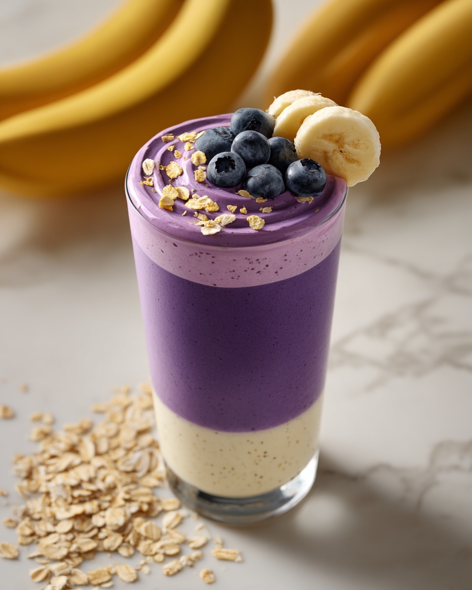 Banana Blueberry Smoothie Recipe - Recipe Image