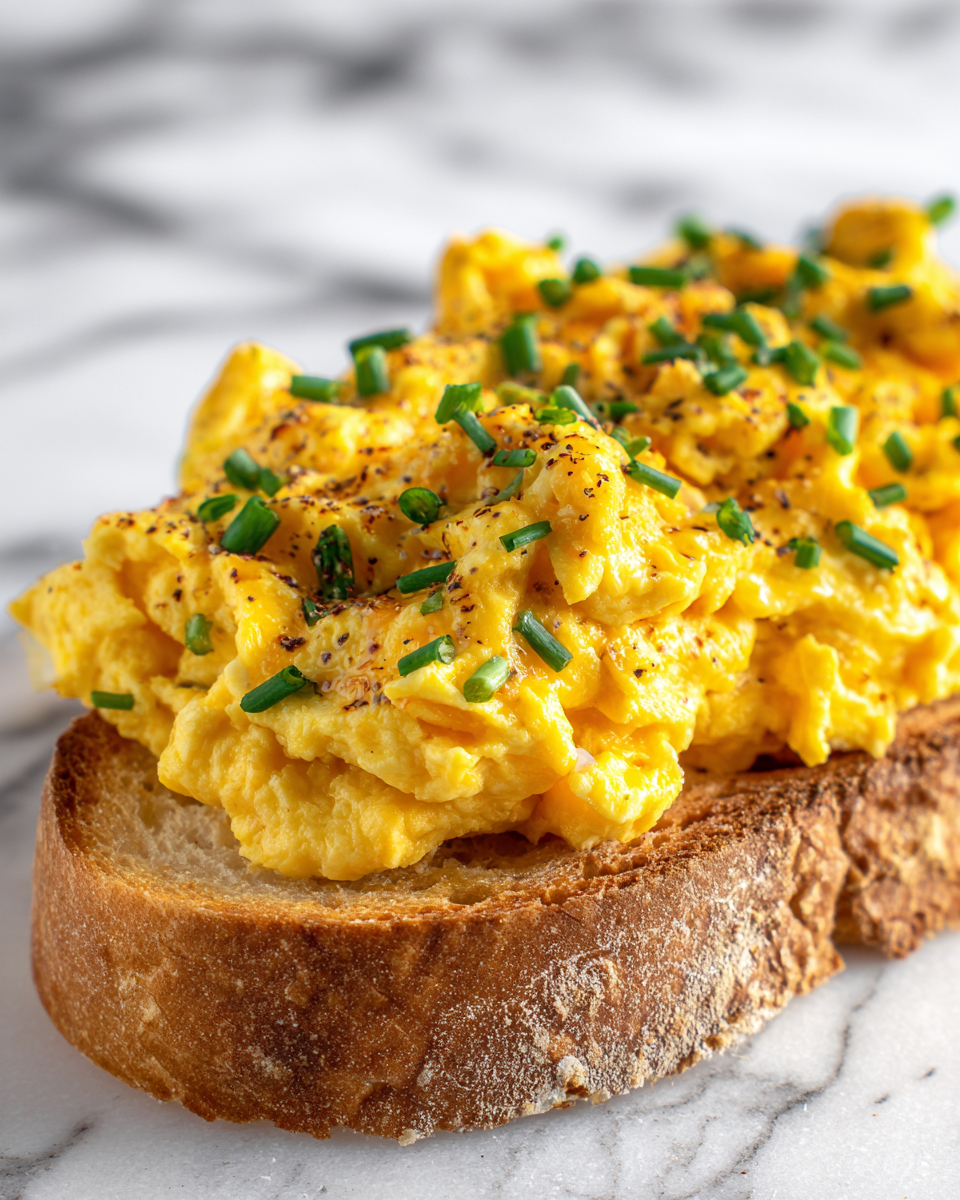 Creamy Scrambled Eggs Recipe - Recipe Image
