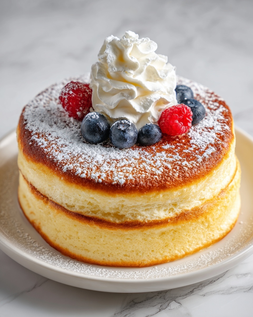 Fluffy Japanese Soufflé Pancakes Recipe - Recipe Image