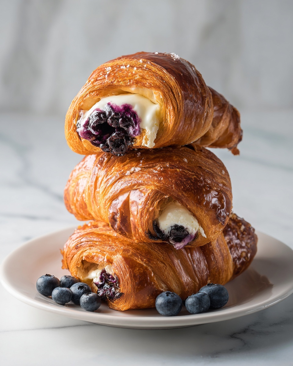 Blueberry Cream Cheese Egg Rolls Recipe - Recipe Image