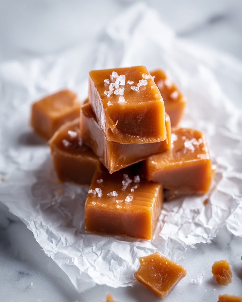 Homemade Caramels Recipe - Recipe Image