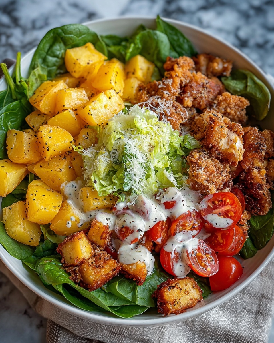 Quick Caesar Chicken Bowl: Fresh, Flavorful, & Satisfying Recipe - Recipe Image