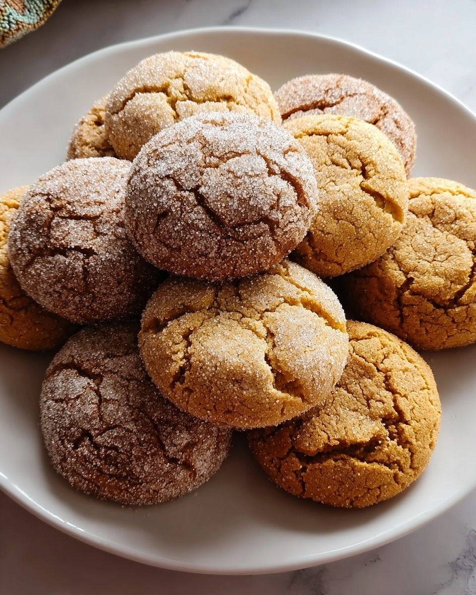 Brown Butter Pumpkin Snickerdoodle Cookies Recipe - Recipe Image