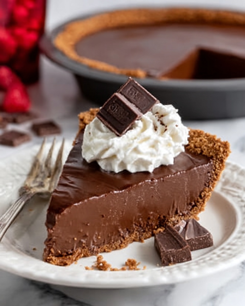 Keto Chocolate Pie Recipe - Recipe Image