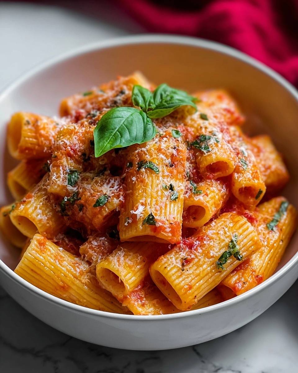 Spicy Basil Rigatoni: An Amazing Ultimate Recipe - Recipe Image