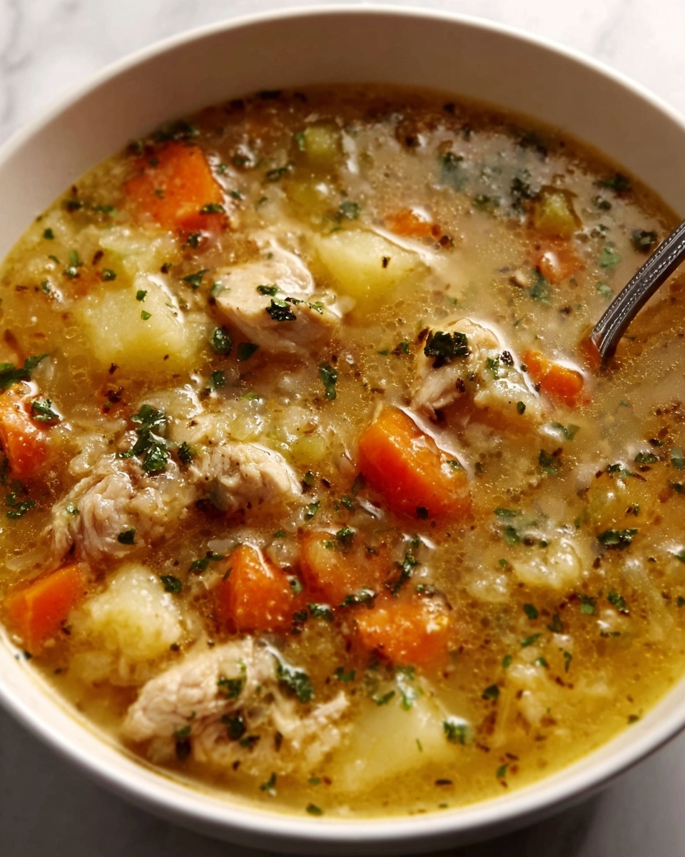 Anti-Inflammatory Cauliflower Chicken Soup Recipe - Recipe Image