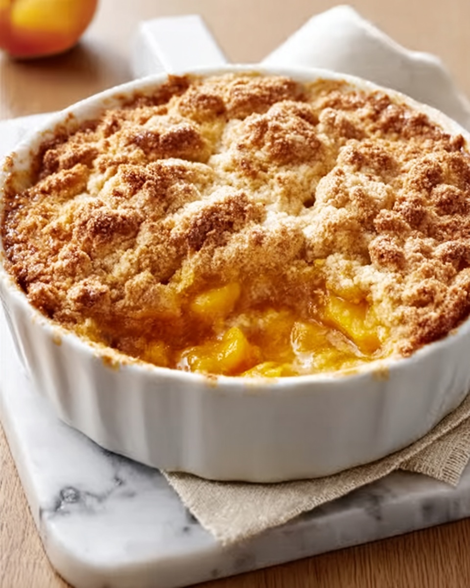 The Best Peach Cobbler Recipe - Recipe Image
