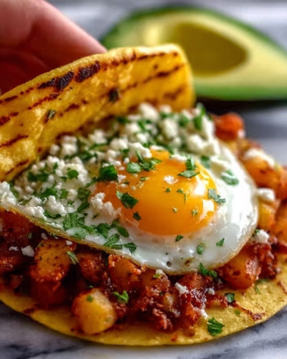 Crispy Potato, Egg & Cheese Taco Recipe - Recipe Image
