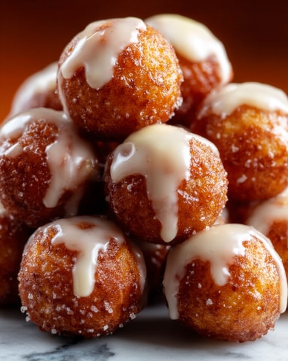 Cinnamon-Glazed Apple Fritter Bites Recipe - Recipe Image