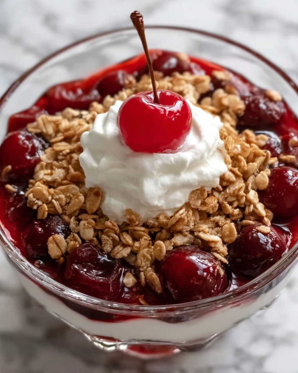 Fresh Cherry Crisp Recipe - Recipe Image