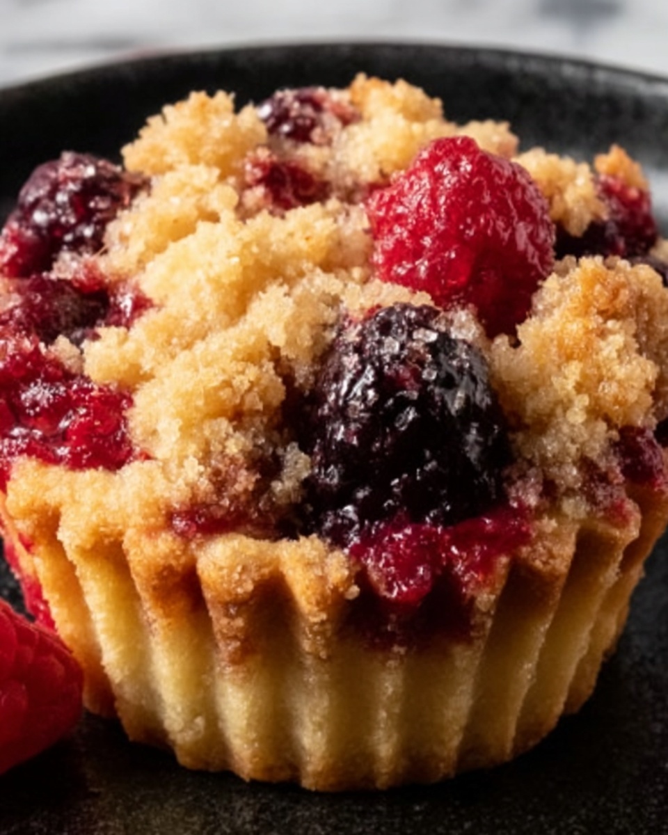 Cherry Cobbler Muffins Recipe - Recipe Image