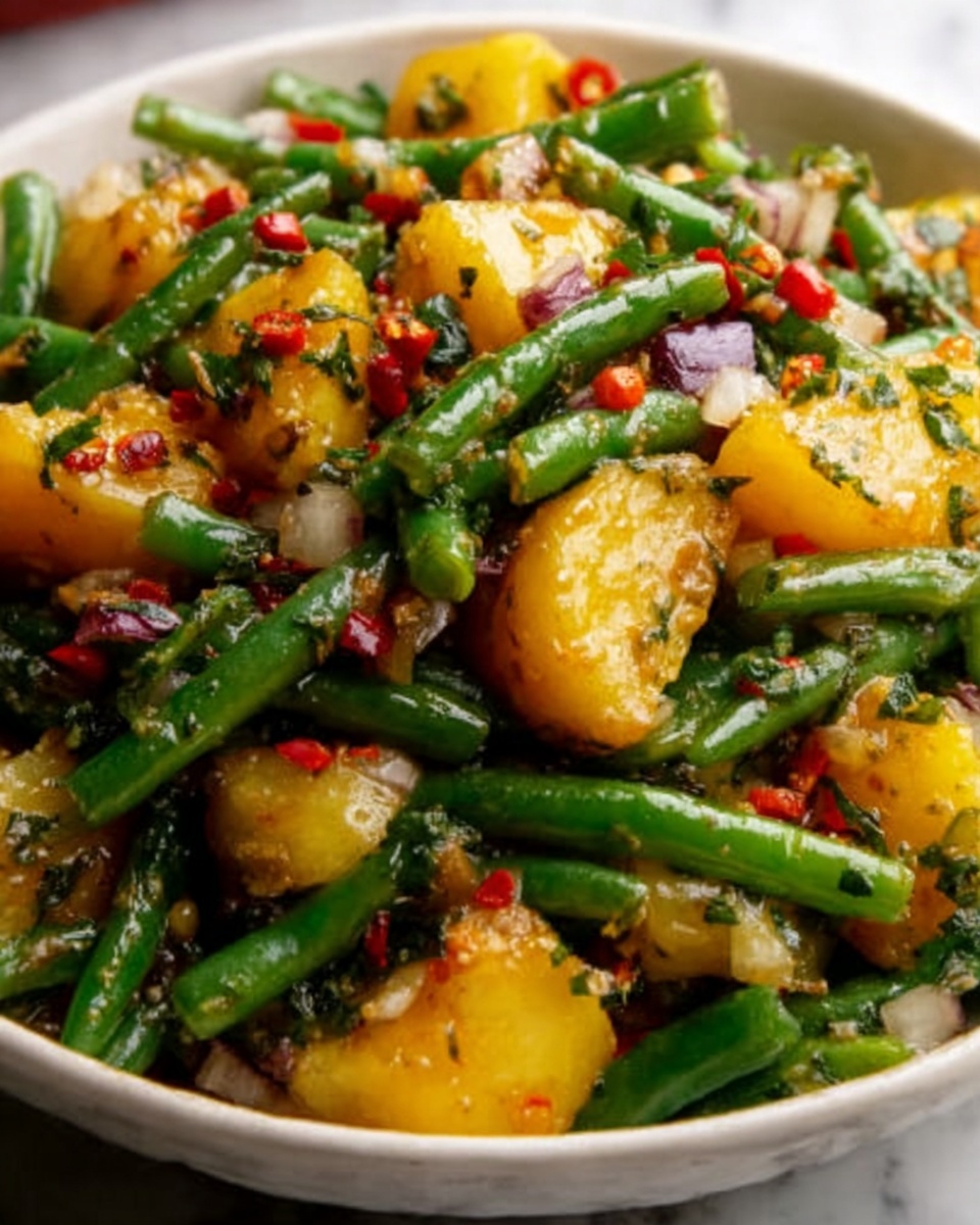 French-Style Potato and Green Bean Salad Recipe - Recipe Image