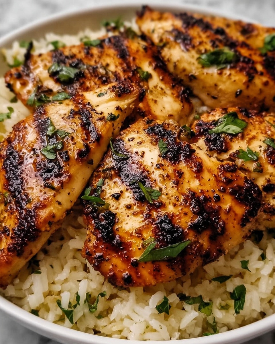 Garlic Parmesan Rice with Chicken Recipe - Recipe Image