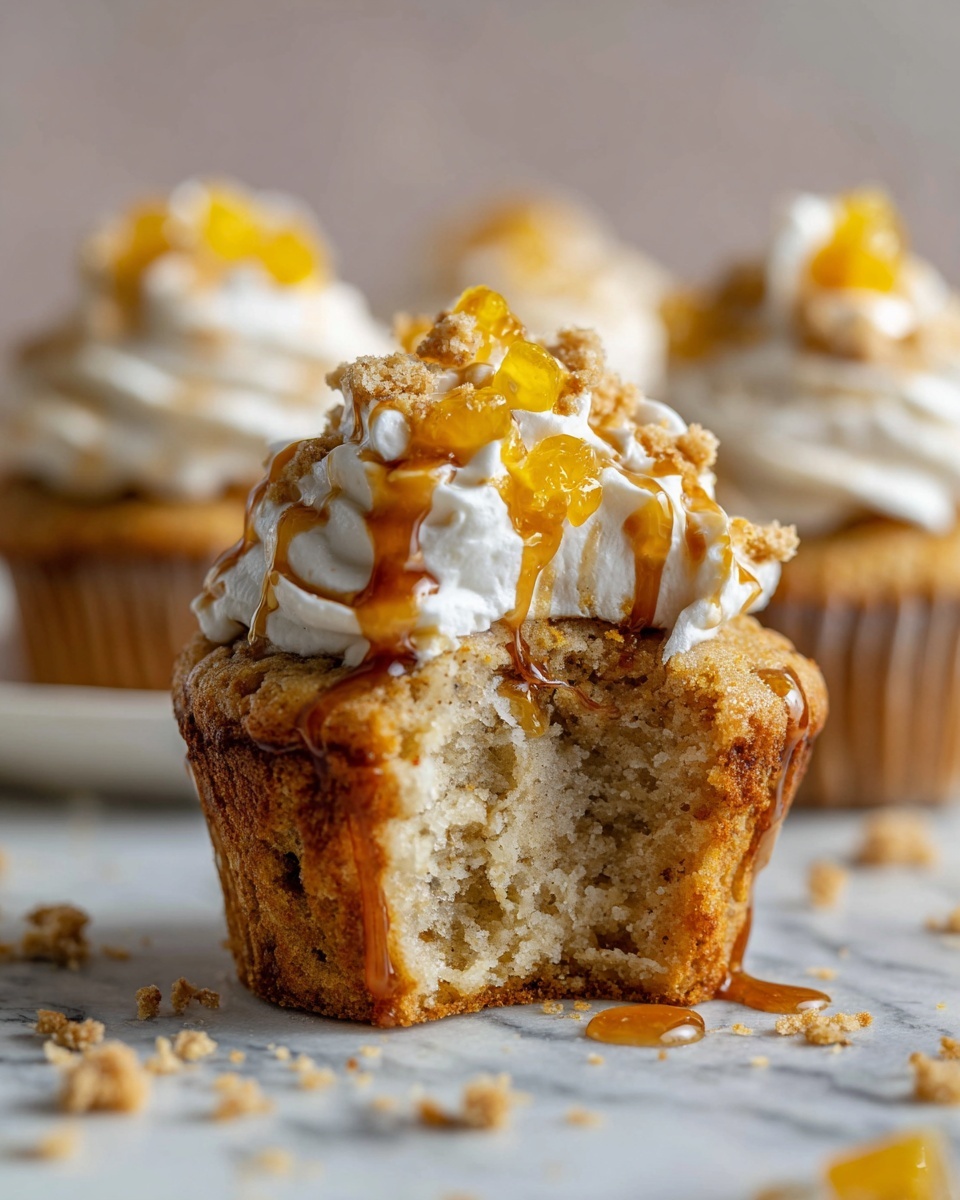 Apple Pie Cupcakes with Crumble Topping Recipe - Recipe Image