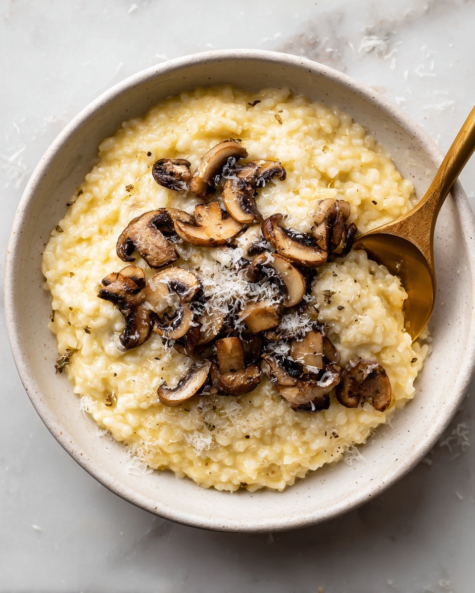 Pastina with Mushroom Leek Parmesan Broth Recipe - Recipe Image