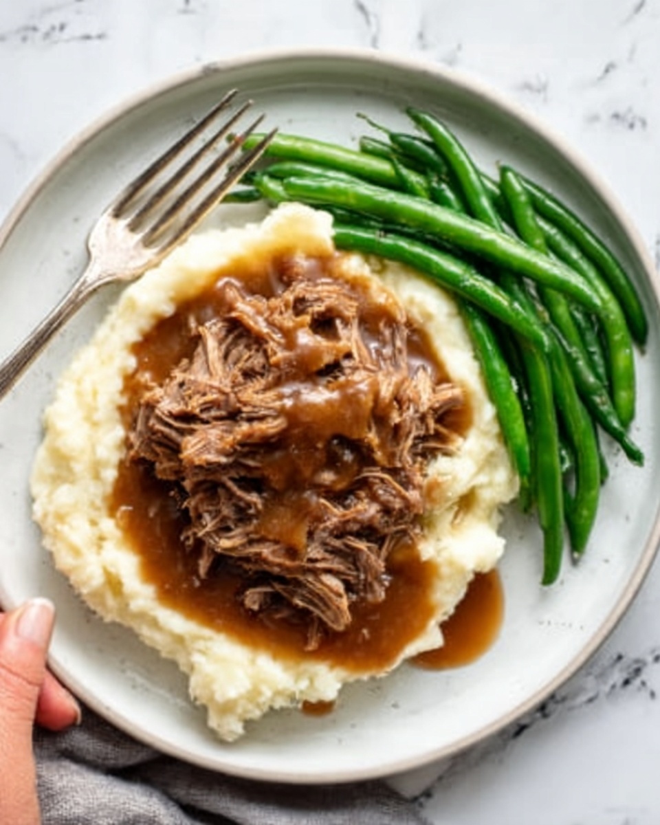 Instant Pot French Onion Pot Roast Recipe - Recipe Image