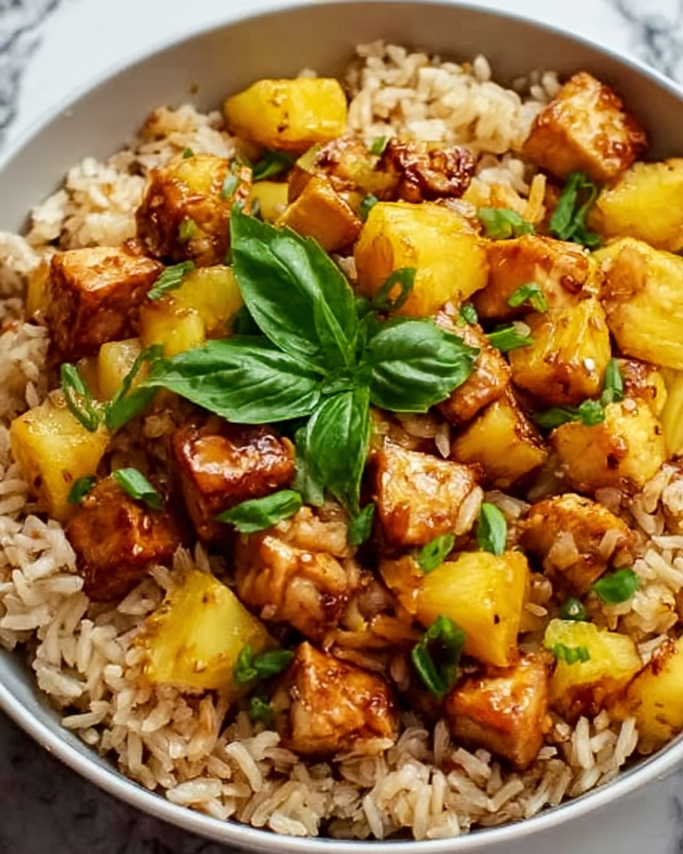 Tropical Pineapple Chicken & Rice Delight Recipe - Recipe Image