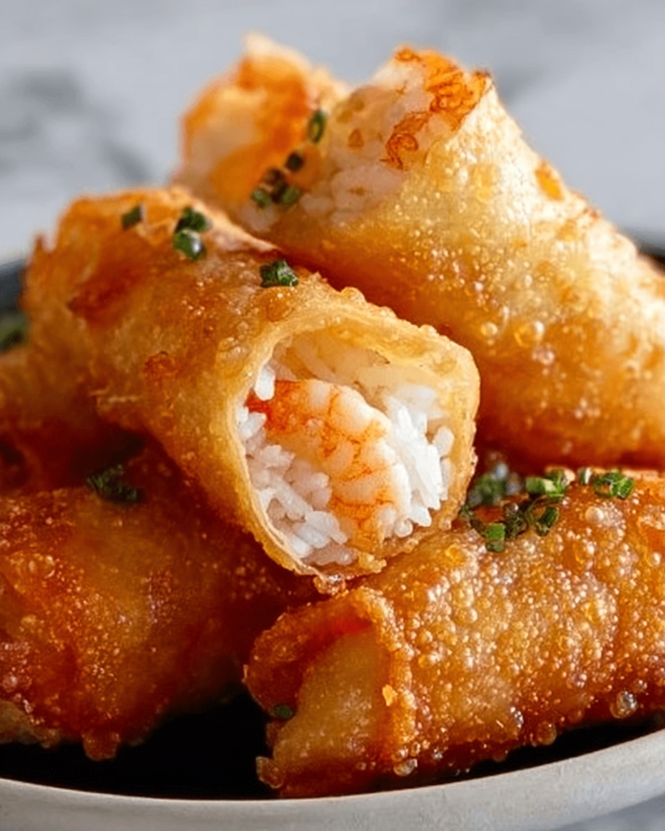 Shrimp & Crab Rangoon Egg Rolls Recipe - Recipe Image